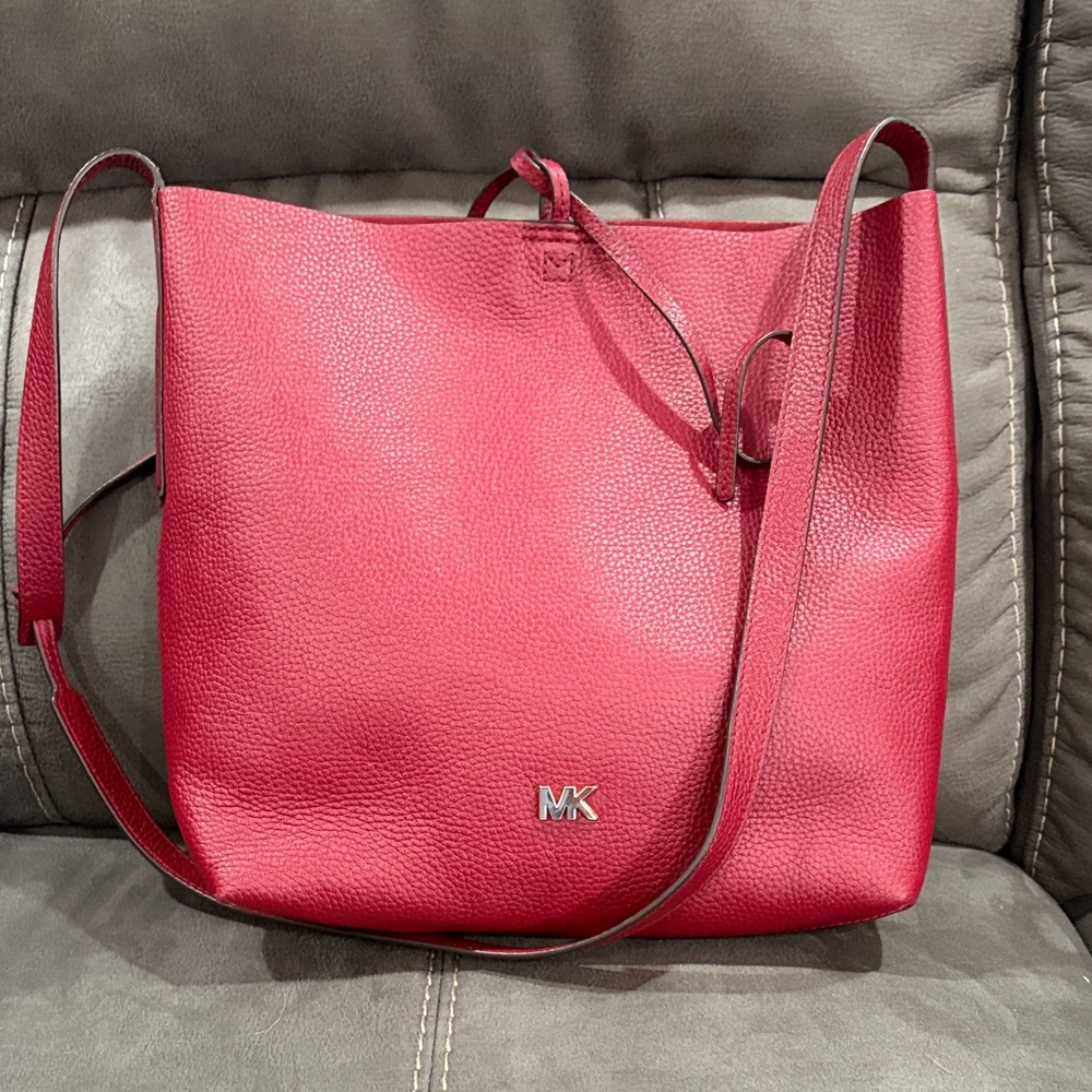Michael Kors Cherry BurgandyRed Shoulder Bag